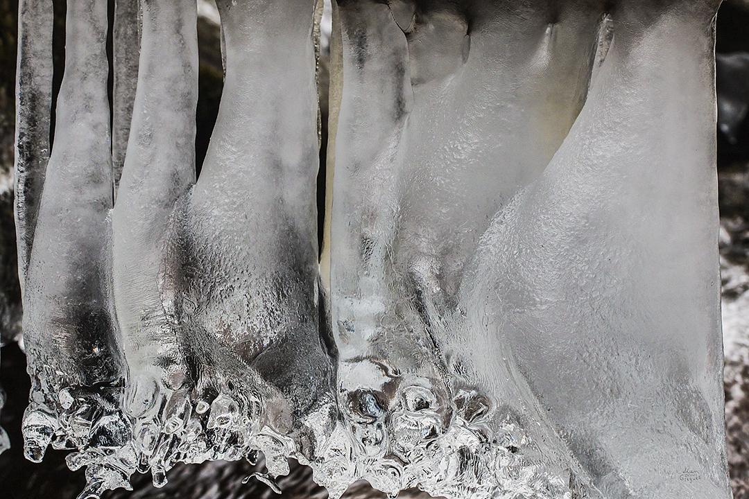 LliamGreguez Catskills iceformation ice iceart FrozenWater winter nature Stream naturephotography earthoutdoors roamtheplanet swivelable AgoraGallery Artist Macro Photography str12ng