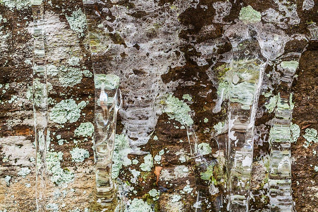 Catskill mountain Ice in the winter of 2016 photographed by Lliam Greguez