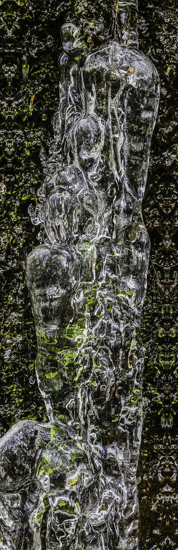 Catskill mountain Ice in the winter of 2016 photographed by Lliam Greguez