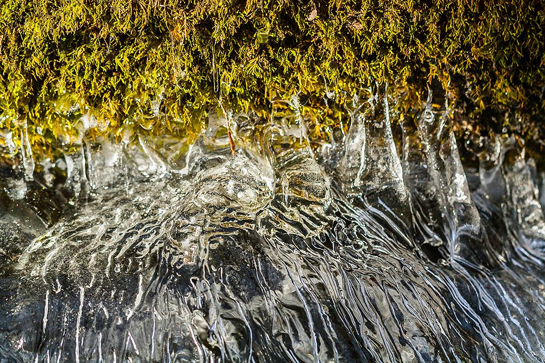 Catskill mountain Ice in the winter of 2016 photographed by Lliam Greguez
